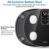 Smart Scale for Body Weight Allinone LCD Display Bathroom Weight Scales Body Fat Scale Bluetooth Digital Smart