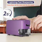Electric Pencil Sharpener Heavy Duty, Cordless and Rechargeable