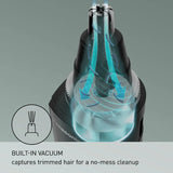 Ear and Nose Hair Trimmer for Men with Vacuum Cleaning System Powerful Motor and DualEdge Blades for Smoother