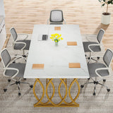 Tribesigns Modern Office Desk, 70.9" Wooden Computer Desk
