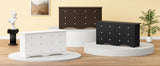 JUMMICO Dresser for Bedroom, 6 Wood Dresser Drawers For Bedroom