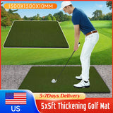 5x5ftGolf Hitting Mat 35mmGolf Practice Mat for Backyard Garage