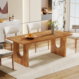 Tribesigns Modern Dining Table for 6 to 8 People, 71" Large Kitchen Dining Table