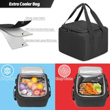 Front Trunk Organizer with Cooler Bag Compatible with Tesla Model 3 Model Y Frunk Storage Bag Collapsible with MultiCompartment