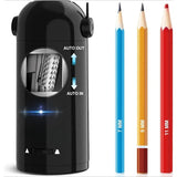 Color pencil electric sharpener, automatic robot sharpener, rechargeable hands-free sharpener