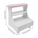 Pedicure Stool Foot Foot Bath Stool with 4 Wheels Foot Rest Pedicure Manicure Funiture