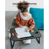 Bed Desk, Foldable Lap Desk, Portable Lap Table, Laptop Stand with Cup Holder