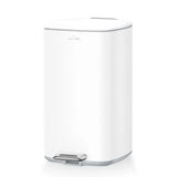 mVm Stainless Steel Trash Can 20L/30L, Step Pedal Garbage Bin with Lid, Fingerprint-Resistant, Soft Close