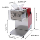 1100W Electric Meat Cutting Machine Stainless Steel Vertical Meat Grinder for Home