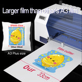 A3 Plus XP600 DTF Printer,Direct to Film,2X-Speed Compared to L1800,5" LED Multi-Function Display