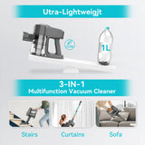 YISORA N300 Cordless 20Kpa Ultra Lightweight Stick Vacuum for Carpet