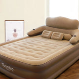 2 Persons Inflatable Mattress Camping Folding Home Indoor Outdoor