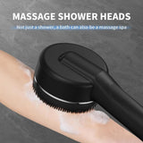 High Pressure Filtered Shower Head - Handheld with 3 Modes, 59" Hose & Adjustabl