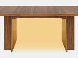 Farmhouse Dining Table for 6 to 8, 63-Inch Rectangular Kitchen Table with Storage