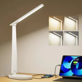 LED Desk Lamp for Home Office, Eye-Caring Dimmable Reading Light