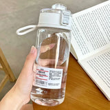 350/550ml Travel Plastic Clear Drinking Bottle Sports Water Bottle Drinking Cup