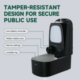 Commercial Automatic Soap Dispenser 34oz Large Capacity Wall-Mounted Touchless for High-Traffic Restrooms