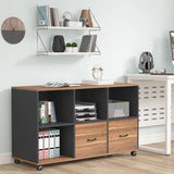 Tribesigns 2 Drawers Lateral File Cabinets Home Office 47inch Mobile Wood Filing Cabinet