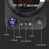 Gooseneck Electric Kettle, Electric Kettles, ±1℉ Temperature Control, Ultra-Quiet 304 Stainless Steel