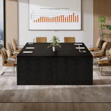 12-14 Person 142-Inch Durable Office Conference Table