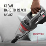 Cordless handheld vacuum cleaner for home and car use, ABS plastic body