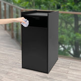 Eco-Friendly Commercial Trash Can Modern Design for Public Spaces