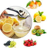 Stainless Steel Manual Juicer Processor Lemon Squeezer Orange Fruit Household Lemon