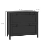 Lateral File Cabinet, 2 Drawer Filing Cabinet with Adjustable
