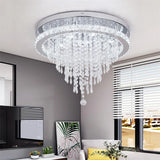 Modern K9 Luxury Crystal Ceiling Lamp Smart Led Living Dining Room