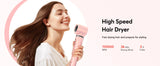 Bopcal 5 In 1 Hair Dryer Hot Air Comb Electric Hair Curling Iron 1200W High Speed Blower Multifunctional