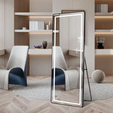 Full Length Mirror with LED Lighting Vertical Wall Decor Mirror for Bedroom