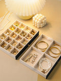 1PC Necklace Earrings Jewelry Storage Organizer Box, Ideal choice for Gifts