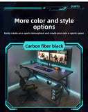 Two-Section Split Solid Wood Computer Gaming Desk  | Ergonomic Home Office
