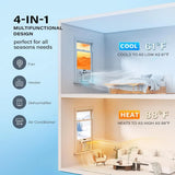 8000 BTU Window Air Conditioner with Heat with APP & Voice Smart Control