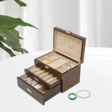 3 Tier Jewelry Box, Jewelry Storage, Pull Out Drawer for Earring Ring