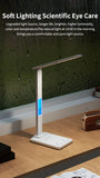Folding Reading Desk Lamp USB Plug-In Desk Lamp 15W Wireless With Time