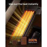 DREO Indoor 25" 11.5ft/s Fast Portable Room Heater w/Remote and Thermostat