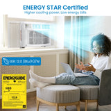 10,000 BTU Window Air Conditioner, Indoor for Summer, Auto-Restart