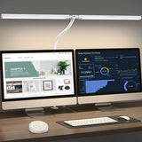 LED Desk Lamp for Home Office - Desk Lamp with 5-Color Stepless Dimmer