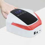 96W ABS Rechargeable Nail Lamp,White Red Black Automatic Sensor UV LED Nail Dryer