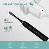 Sonic Electric Toothbrush Adult Smart Timing Tooth Brush Teeth Clean MD DC PRINT