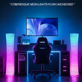 LED smart lamp, remote control, floor lamp, suitable for living room, bedroom