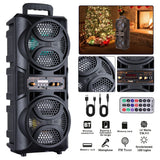 3000W Portable Bluetooth Speaker Sub woofer Heavy Bass Sound System