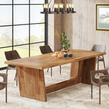 Tribesigns 70.87-Inch Large Dining Table: Wood Long Dining Room Table