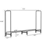 Heavy Duty Firewood Log Rack, Long Large Storage Holder, Wood Stackers