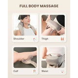 Cordless Neck Massager with Heat FSA Eligible HSA 4D Deep for Pain