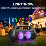Wireless Loud IPX6 Waterproof Bluetooth Speakers w/ Subwoofer/Bass Boost