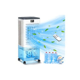Bedroom portable air conditioner, evaporative swamp cooler w/ dual cooling