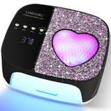 Professional UV LED Nail Lamp Kit Fast Curing Dryer 4 Timer Settings Cordless Rechargeabl