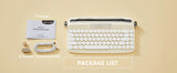YUNZII B307 Wireless Keyboard, Retro Typewriter Aesthetic Keyboards